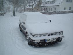 Somehow most of my vintage photos are of my cars. A 1990 BMW 325ixt touring in this case. The 4wd was great in the snow. Also, this car ate all my money. Fixed one thing, another one broke. On the other hand, when I stopped having expensive cars as a hobby, I was finally able to afford buying my own house.

Camera was a silver Fuji compact cam with very low resolution and a weird card format. MMC? 64MB?