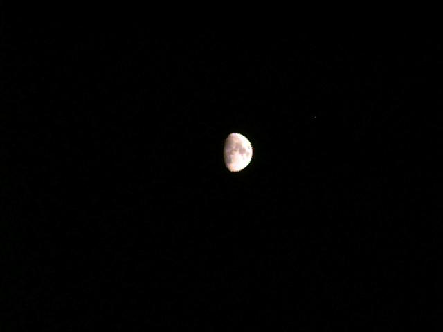 The Moon. Shot with a Quicktake 150 and Nikon AF Nikkor 50mm 1:1.8D lens. 9/5/22.